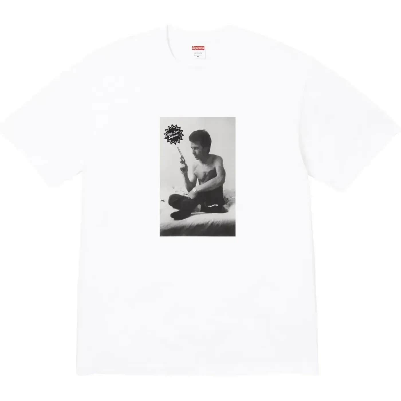 Supreme "Larry Clark Gun Tee" White