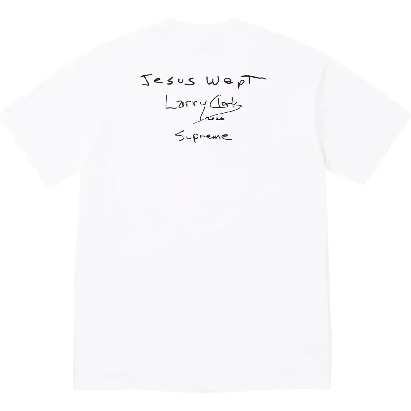 Supreme "Larry Clark Gun Tee" White