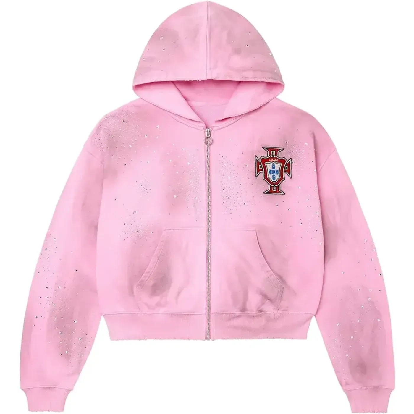 Vale Forever “Pluto Zip Hoodie” Pink