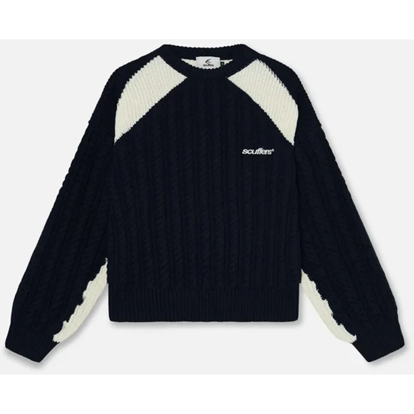 Scuffers "Essex Navy Knit"